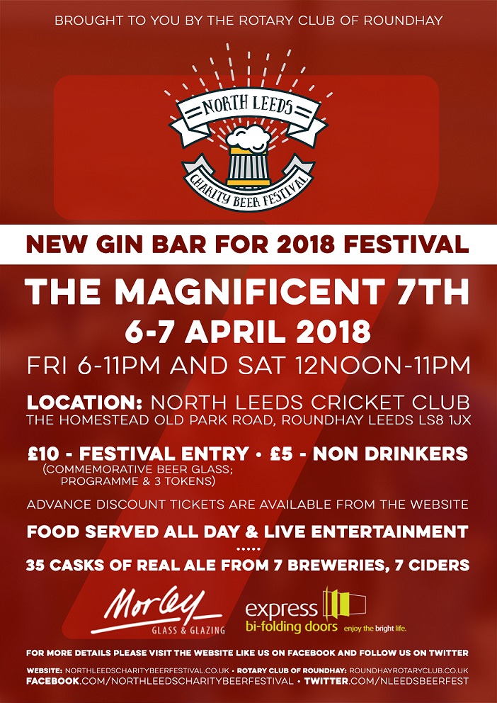 Seventh Annual North Leeds Charity Beer Festival