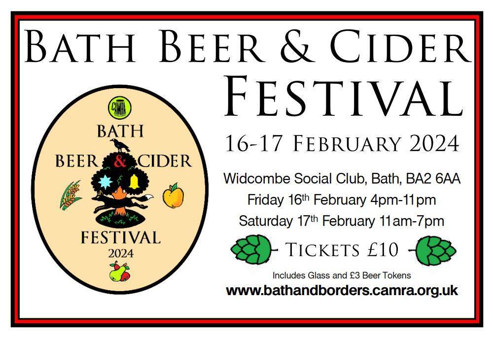 Bath Beer and Cider festival flyer 2024
